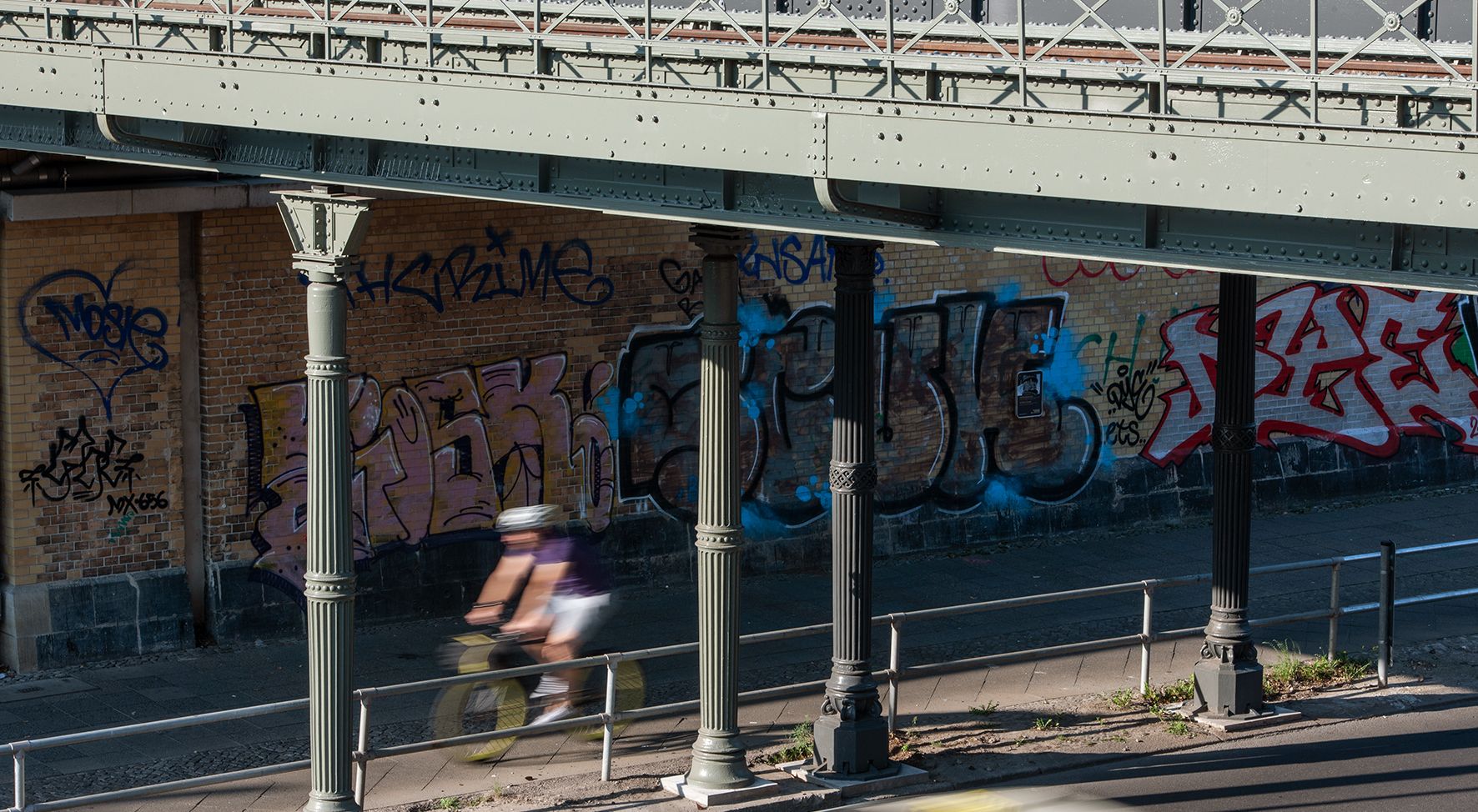 Die historischen Yorckbrücken in Berlin im sanierten Zustand