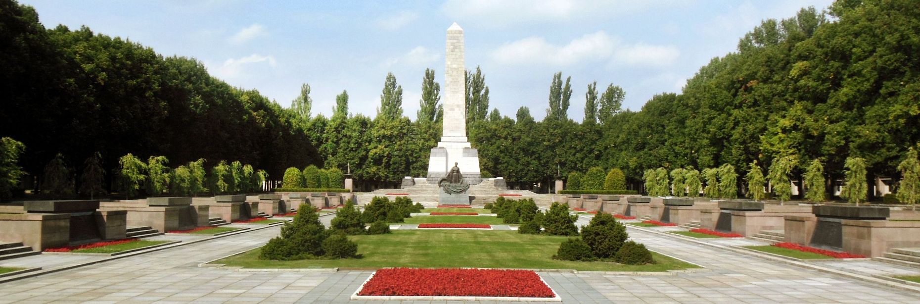 Das Monument des Sowjetischen Ehrenmals in Schönholz
